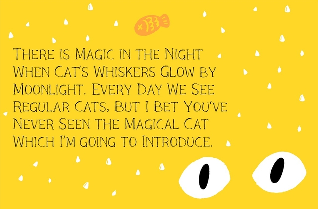 Пример шрифта Black Cat Whiskers #2